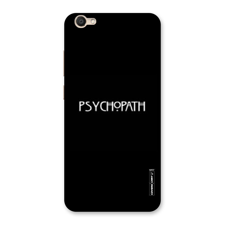 Psycopath Alert Back Case for Vivo V5