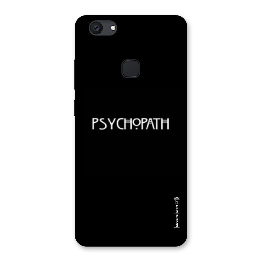 Psycopath Alert Back Case for Vivo V7 Plus