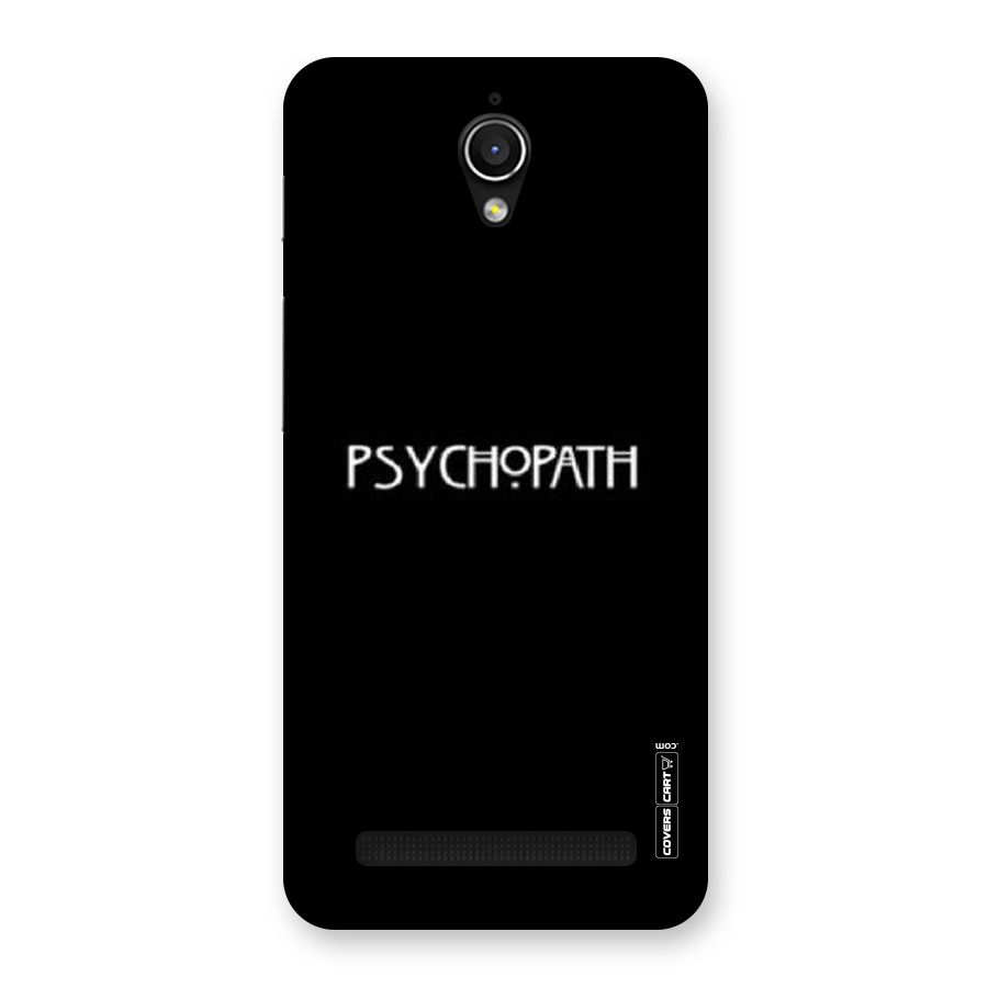 Psycopath Alert Back Case for Zenfone Go