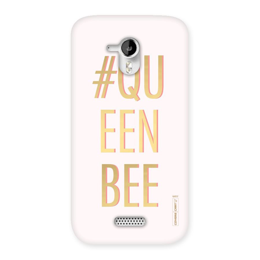 Queen Bee Back Case for Micromax Canvas HD A116