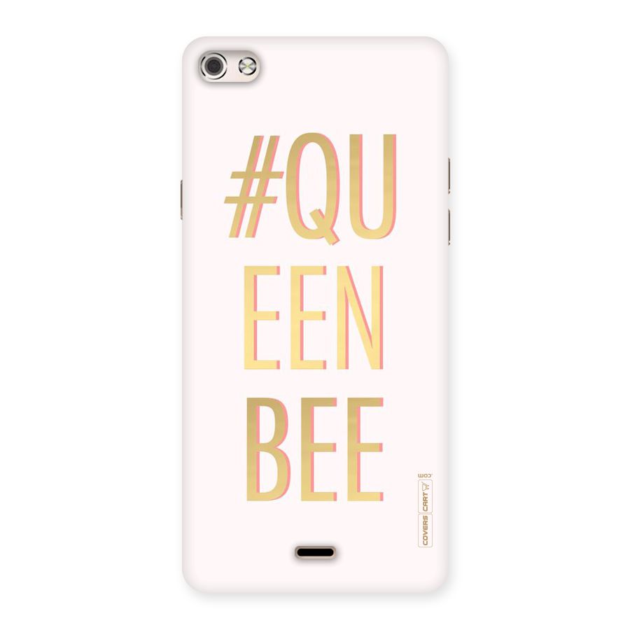 Queen Bee Back Case for Micromax Canvas Silver 5