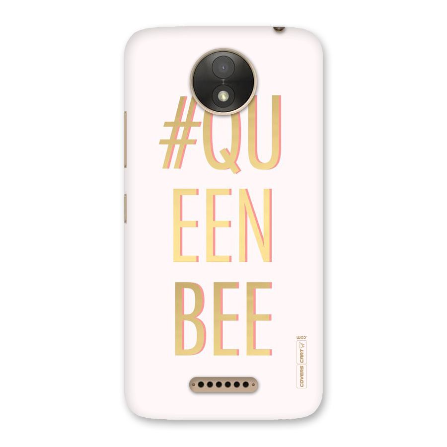 Queen Bee Back Case for Moto C Plus
