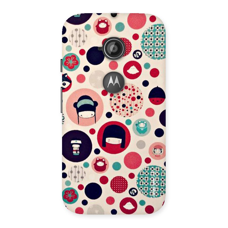 Quirky Back Case for Moto E 2nd Gen