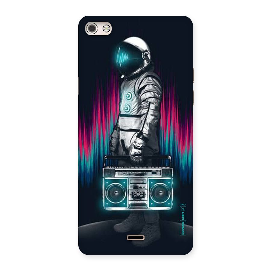 Radio Man Back Case for Micromax Canvas Silver 5