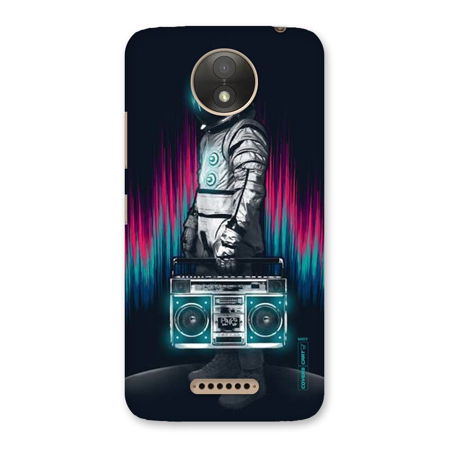 Radio Man Back Case for Moto C Plus
