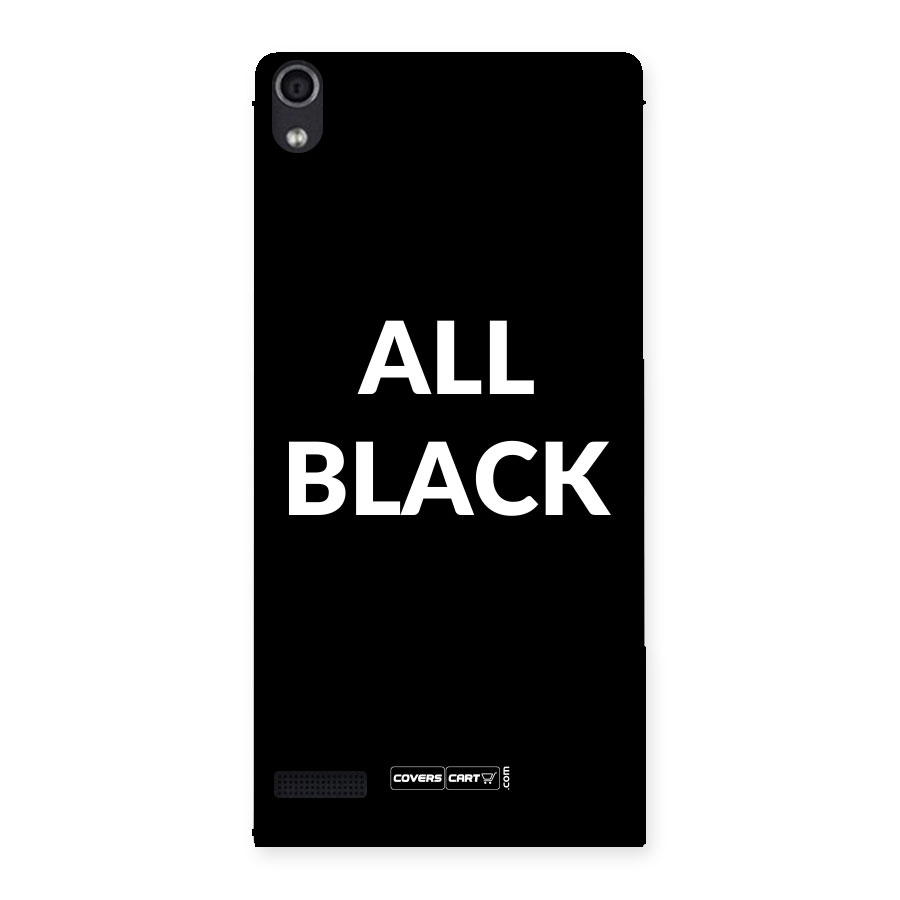 Raftaar All Black Back Case for Ascend P6