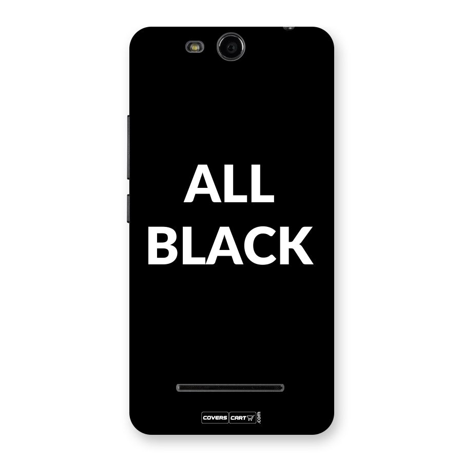 Raftaar All Black Back Case for Canvas Juice 3