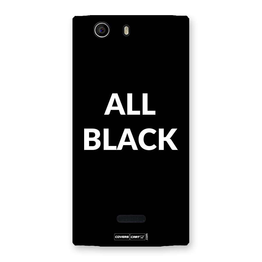 Raftaar All Black Back Case for Canvas Nitro 2