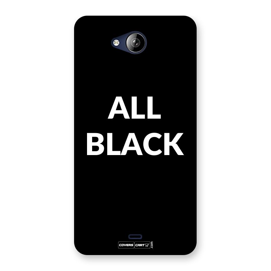 Raftaar All Black Back Case for Canvas Play