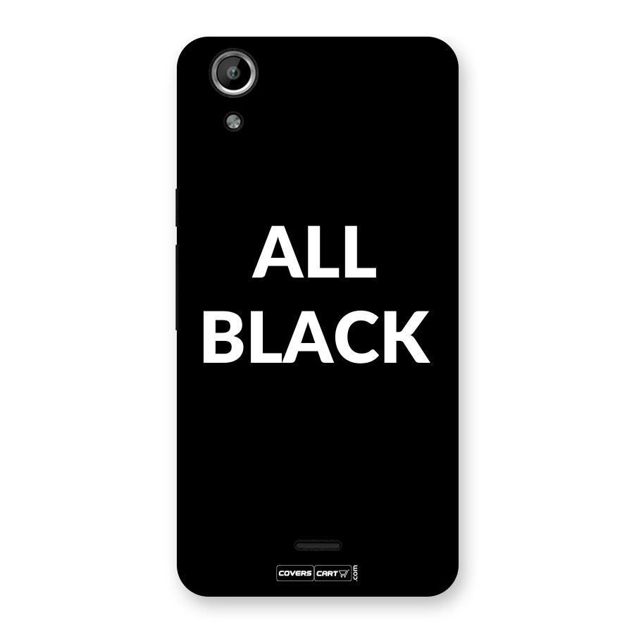 Raftaar All Black Back Case for Canvas Selfie Lens