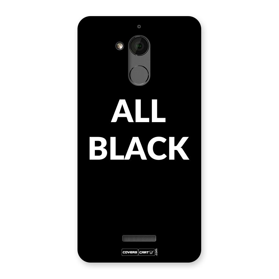 Raftaar All Black Back Case for Coolpad Note 5