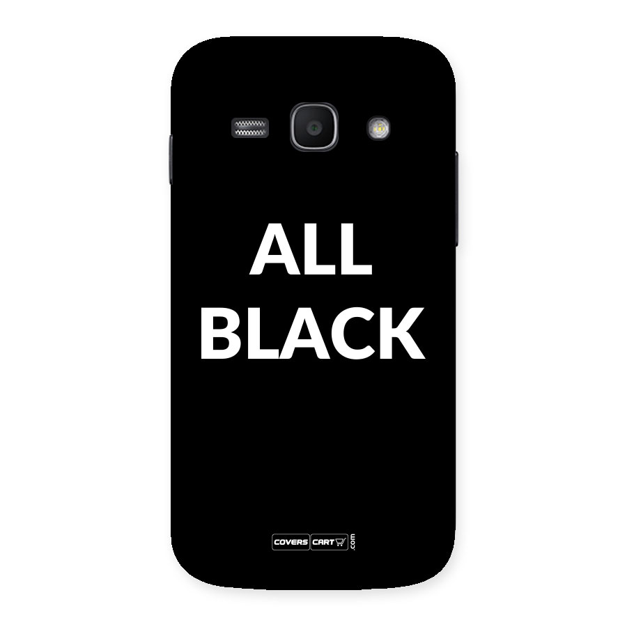 Raftaar All Black Back Case for Galaxy Ace 3