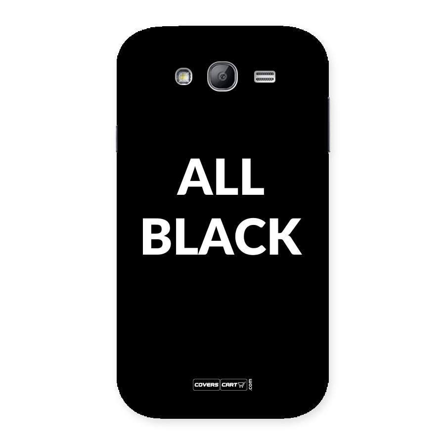 Raftaar All Black Back Case for Galaxy Grand