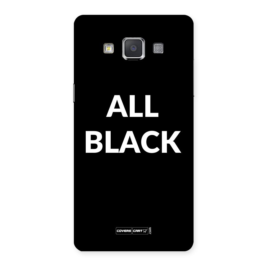 Raftaar All Black Back Case for Galaxy Grand Max