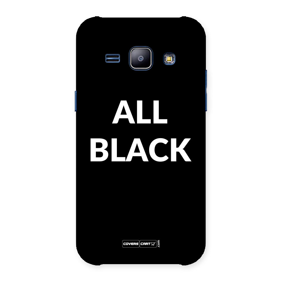 Raftaar All Black Back Case for Galaxy J1