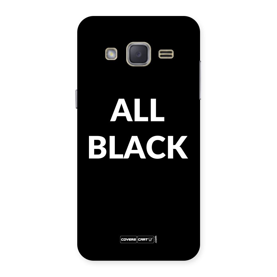 Raftaar All Black Back Case for Galaxy J2