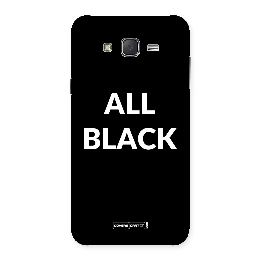 Raftaar All Black Back Case for Galaxy J7