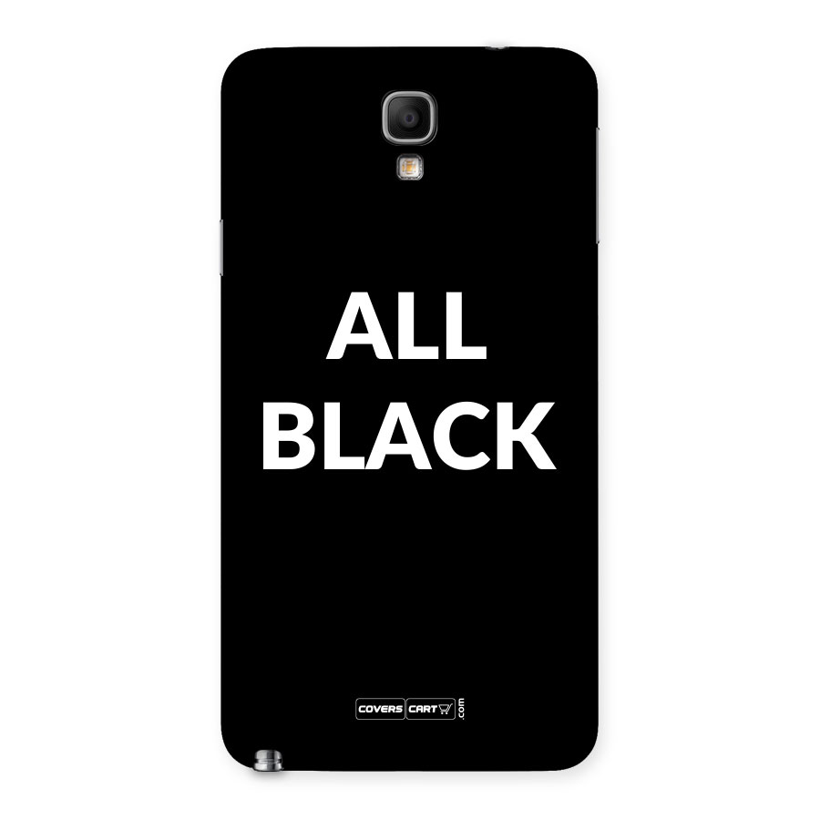 Raftaar All Black Back Case for Galaxy Note 3 Neo