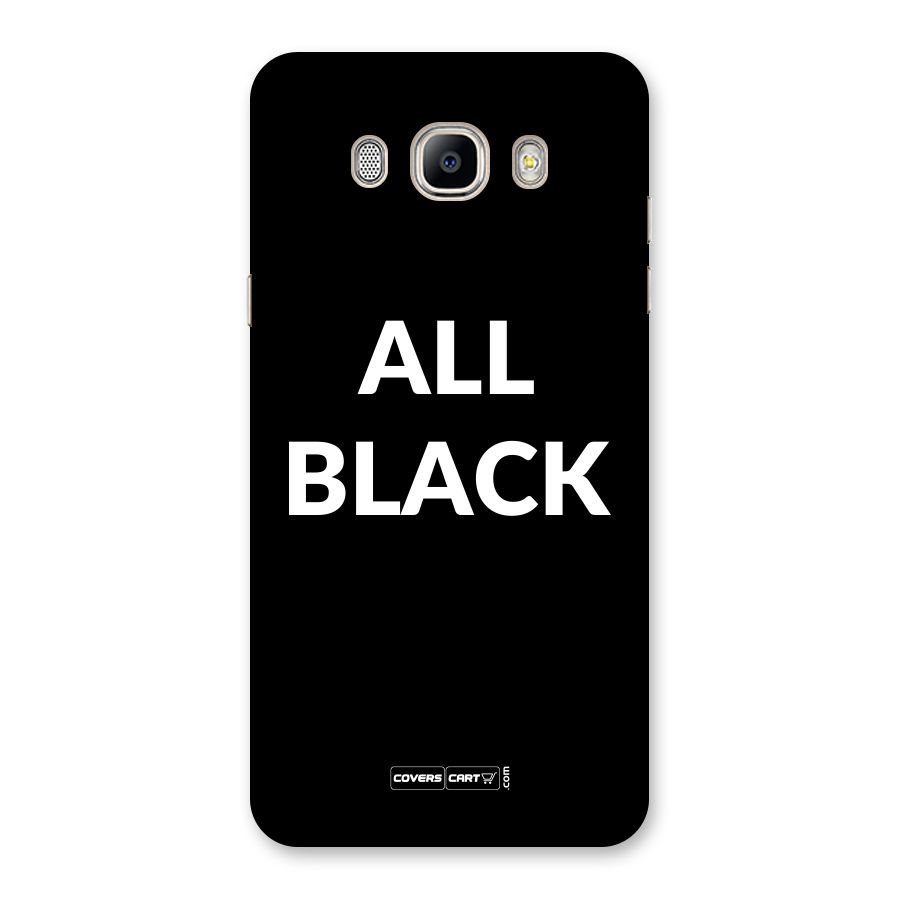 Raftaar All Black Back Case for Galaxy On8
