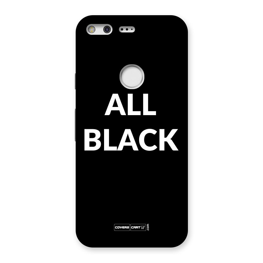 Raftaar All Black Back Case for Google Pixel