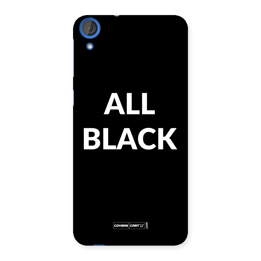 Raftaar All Black Back Case for HTC Desire 820