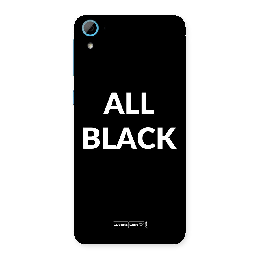 Raftaar All Black Back Case for HTC Desire 826