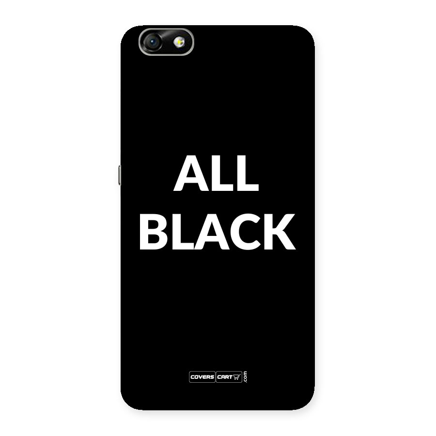 Raftaar All Black Back Case for Honor 4X