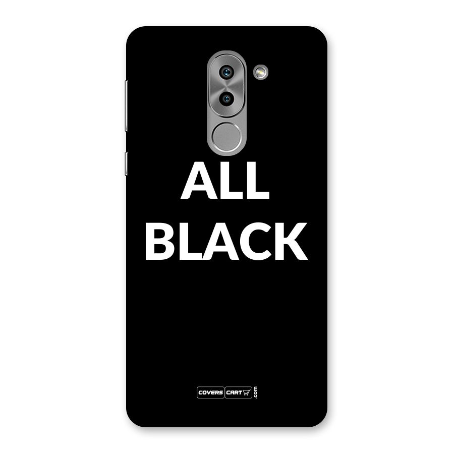 Raftaar All Black Back Case for Honor 6X
