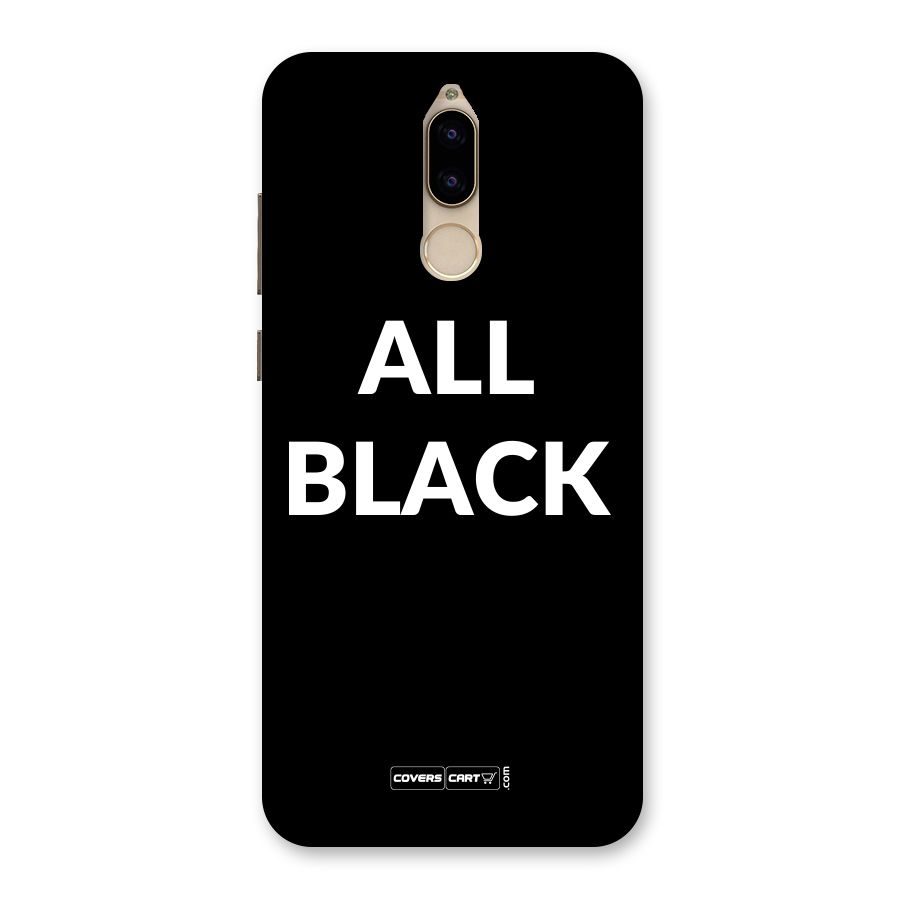 Raftaar All Black Back Case for Honor 9i
