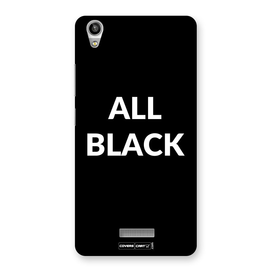 Raftaar All Black Back Case for Lava Pixel V1