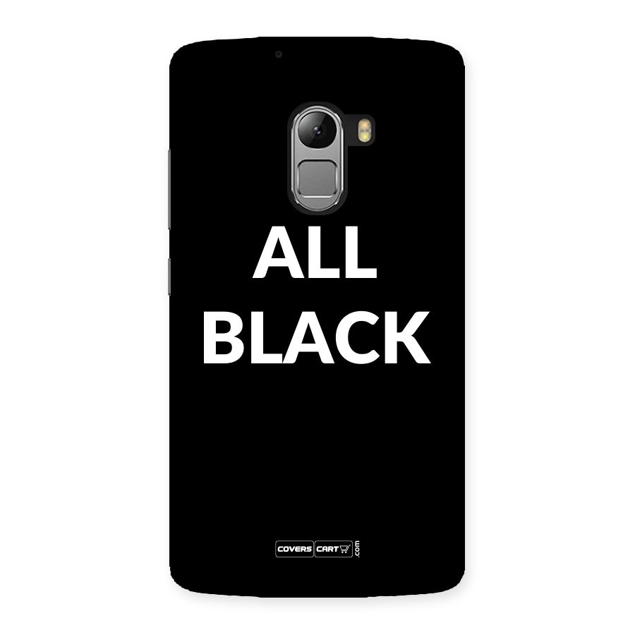 Raftaar All Black Back Case for Lenovo K4 Note