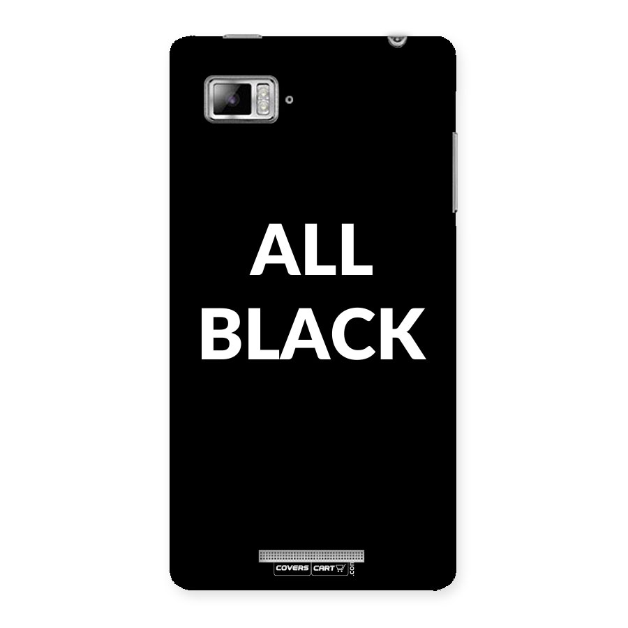 Raftaar All Black Back Case for Lenovo Vibe Z K910