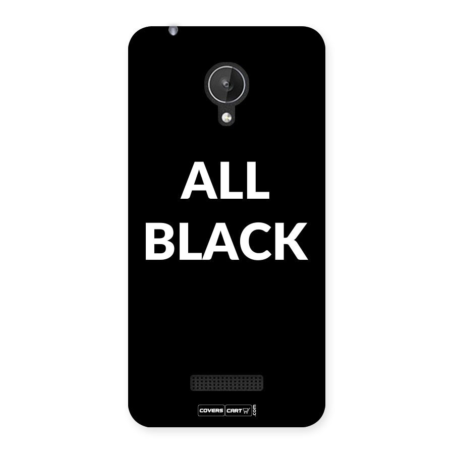 Raftaar All Black Back Case for Micromax Canvas Spark Q380