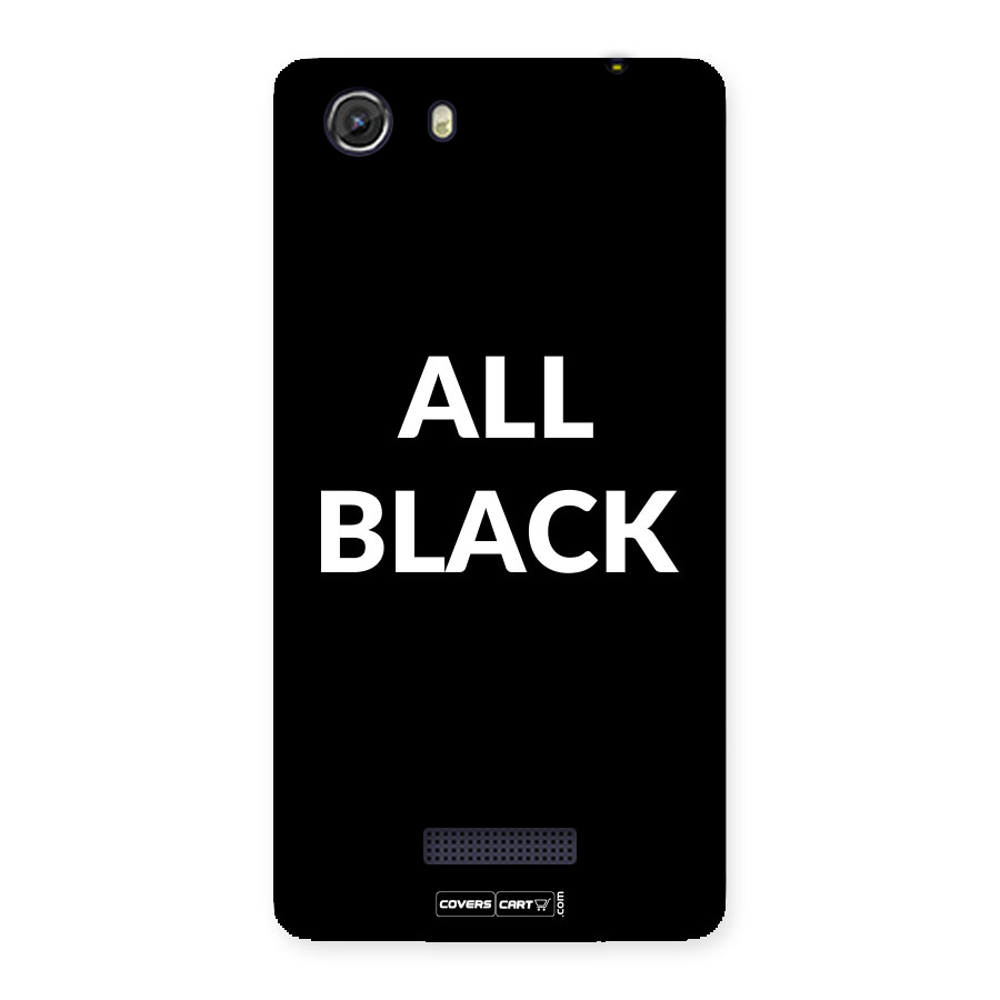 Raftaar All Black Back Case for Micromax Unite 3