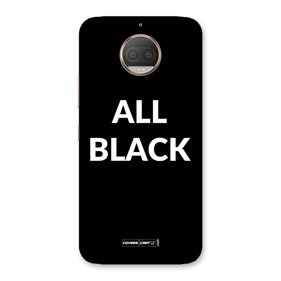 Raftaar All Black Back Case for Moto G5s Plus