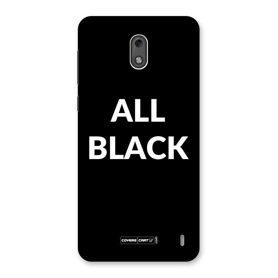Raftaar All Black Back Case for Nokia 2