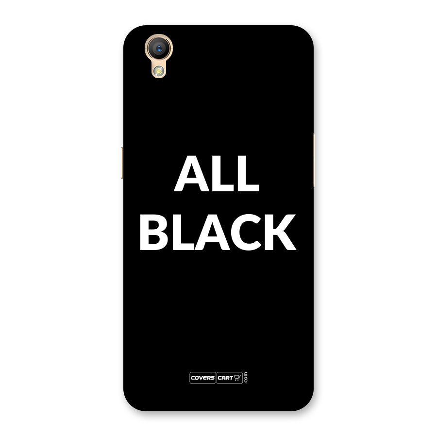Raftaar All Black Back Case for Oppo A37