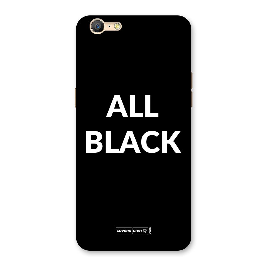 Raftaar All Black Back Case for Oppo A57