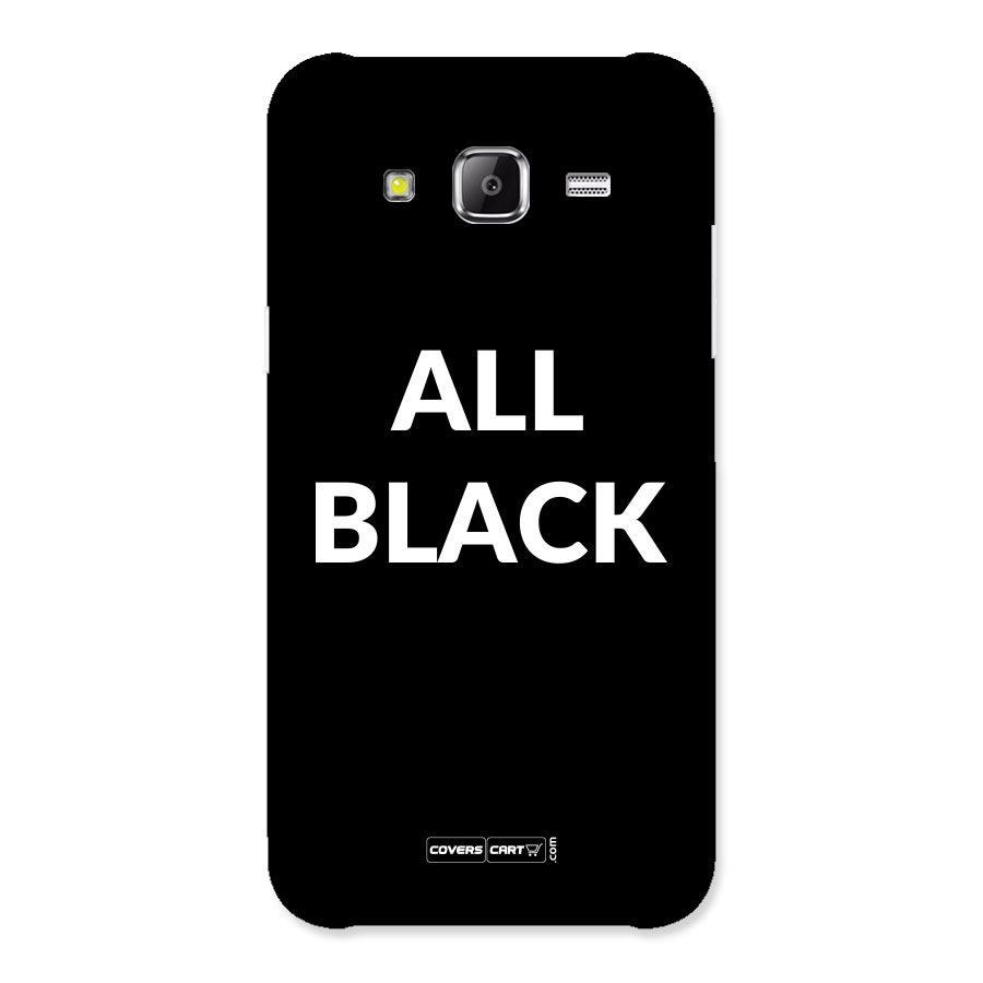 Raftaar All Black Back Case for Samsung Galaxy J5