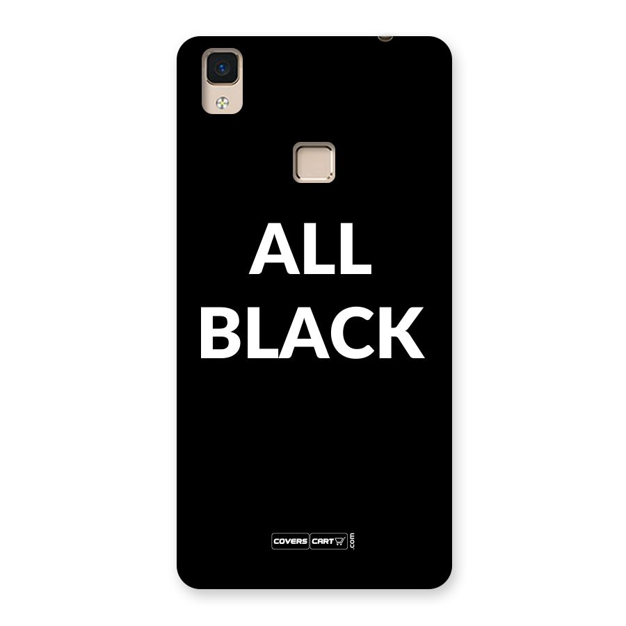 Raftaar All Black Back Case for V3 Max