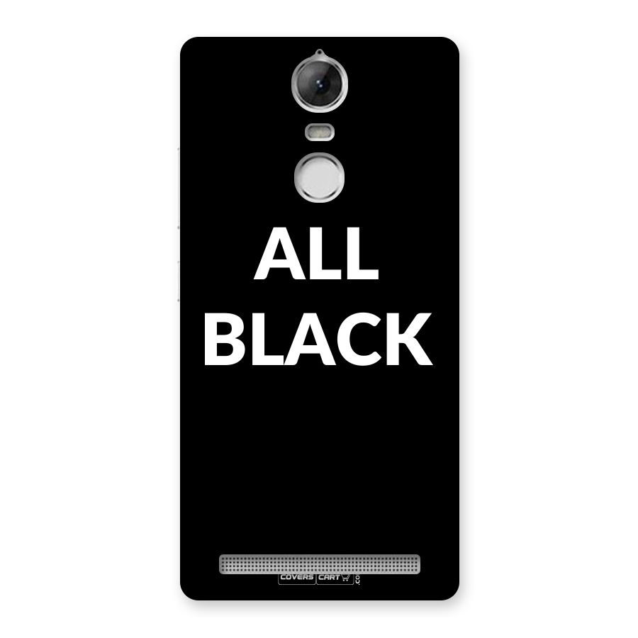 Raftaar All Black Back Case for Vibe K5 Note