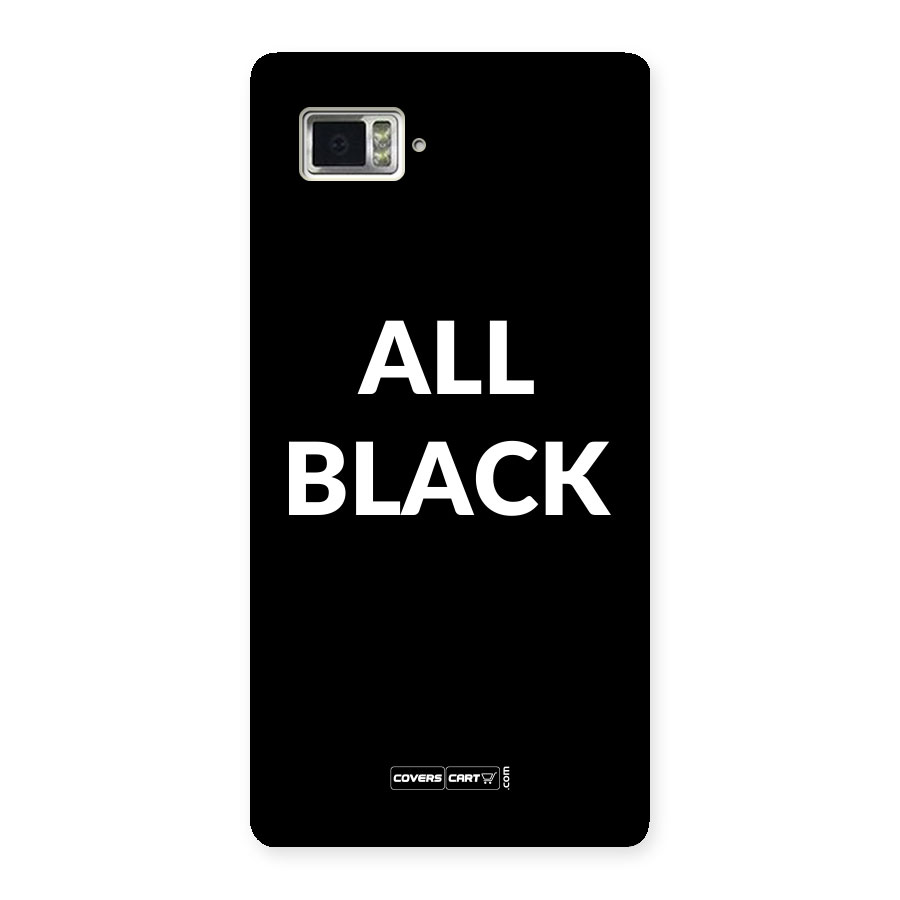 Raftaar All Black Back Case for Vibe Z2 Pro K920