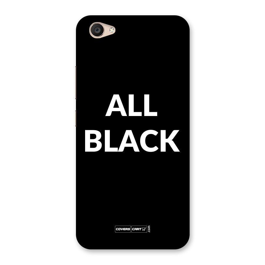 Raftaar All Black Back Case for Vivo V5 Plus