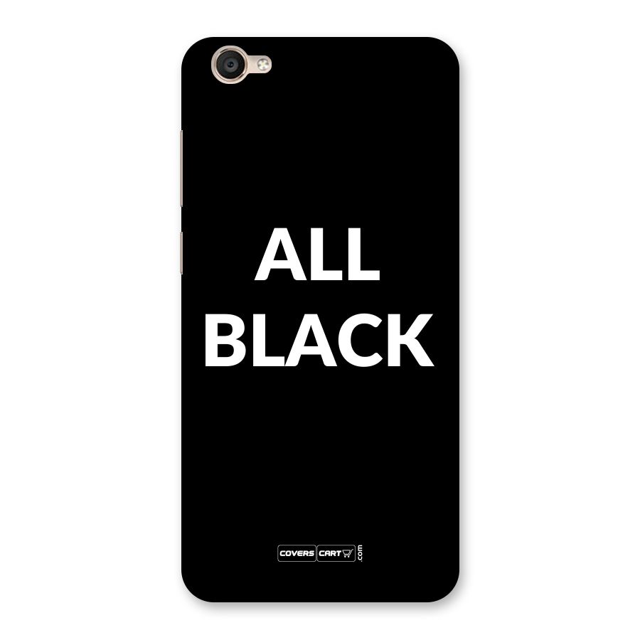 Raftaar All Black Back Case for Vivo Y55L