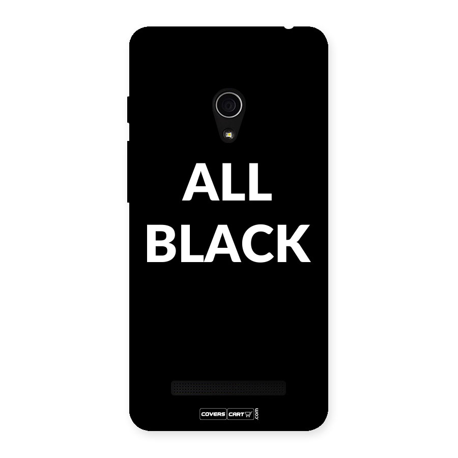Raftaar All Black Back Case for Zenfone 5