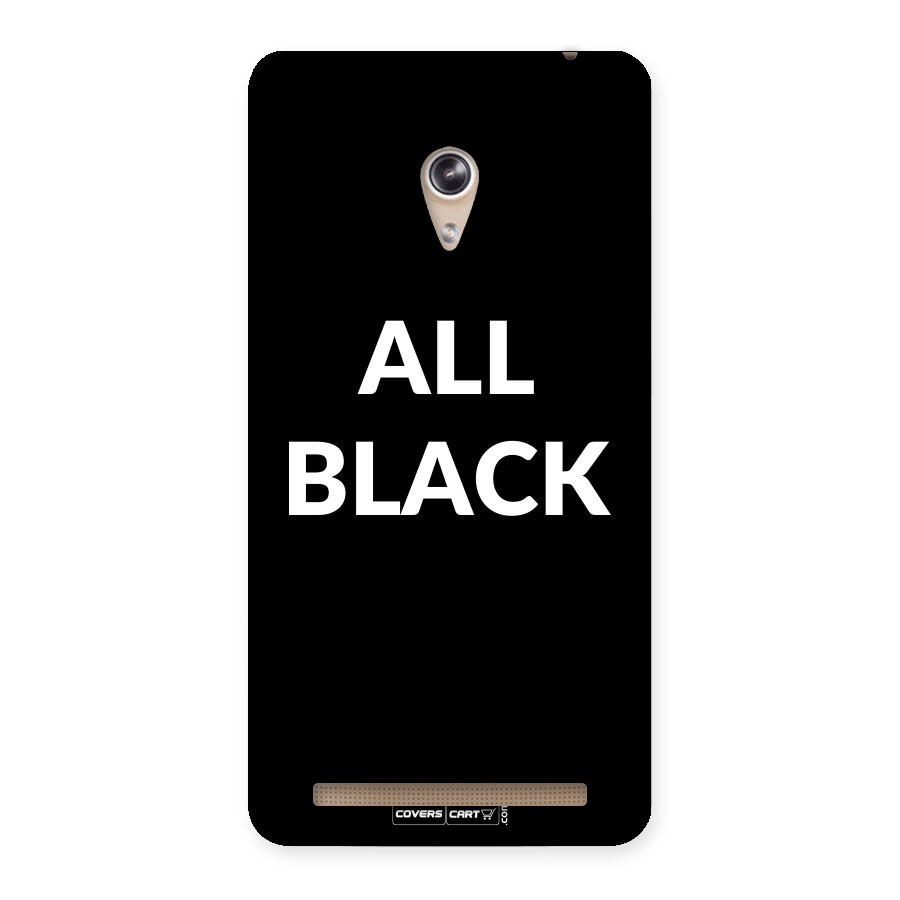 Raftaar All Black Back Case for Zenfone 6