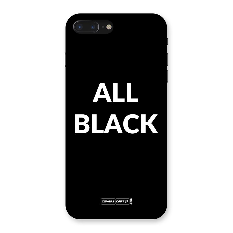 Raftaar All Black Back Case for iPhone 7 Plus