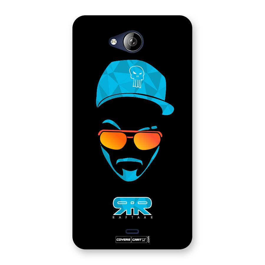 Raftaar Black and Blue Back Case for Canvas Play