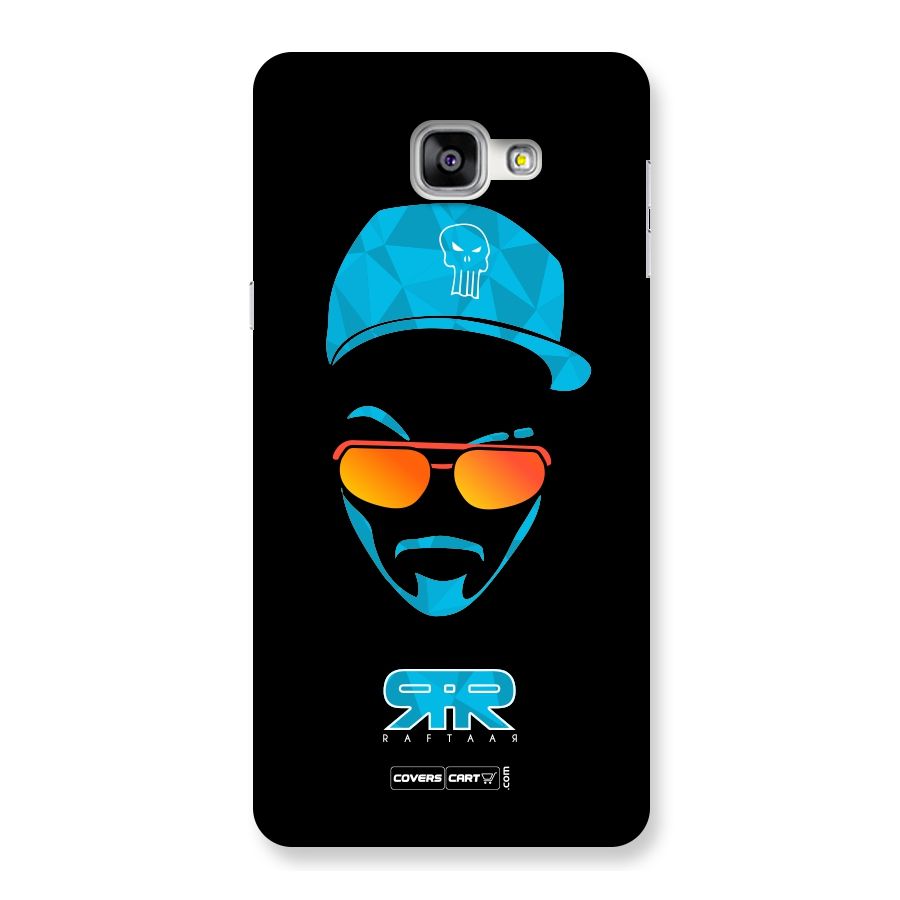 Raftaar Black and Blue Back Case for Galaxy A9