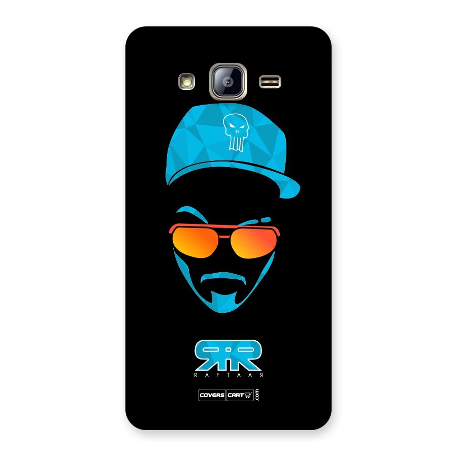 Raftaar Black and Blue Back Case for Galaxy On5